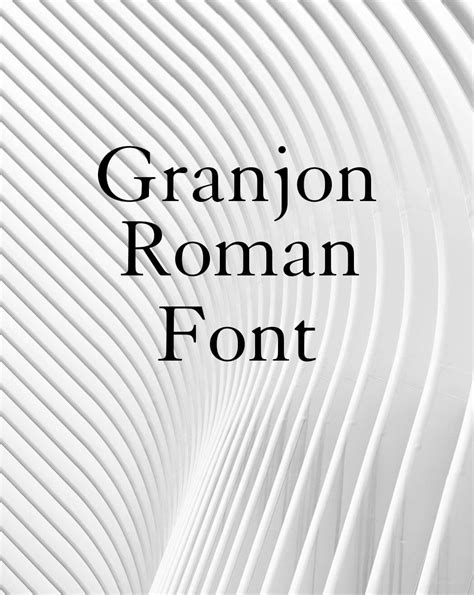 granjon gotham font